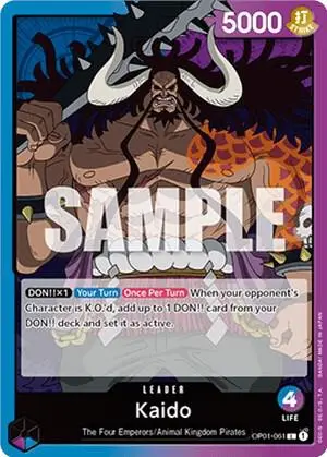 Kaido (061) card art