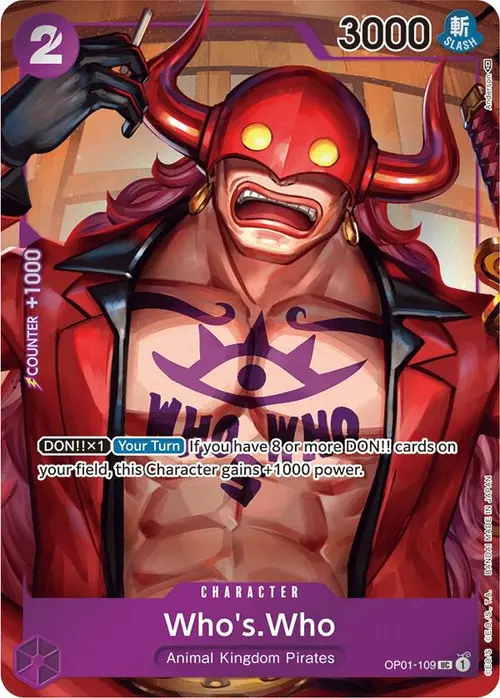 Who's.Who (Box Topper) card art