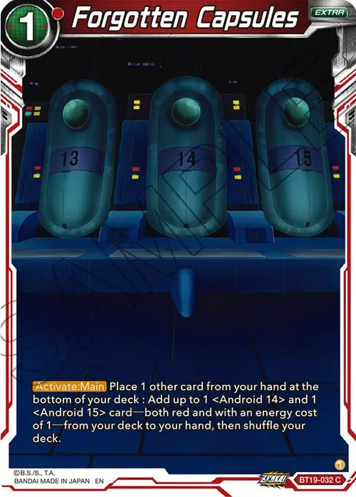 Forgotten Capsules card art