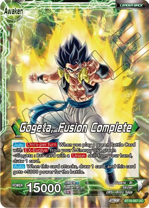 Veku // Gogeta, Fusion Complete card art