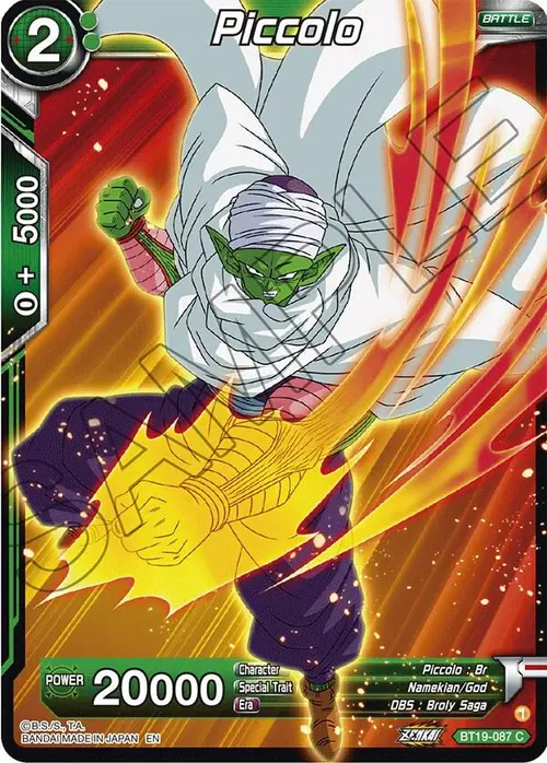 Piccolo card art