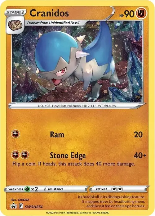 Cranidos - SWSH274 card art