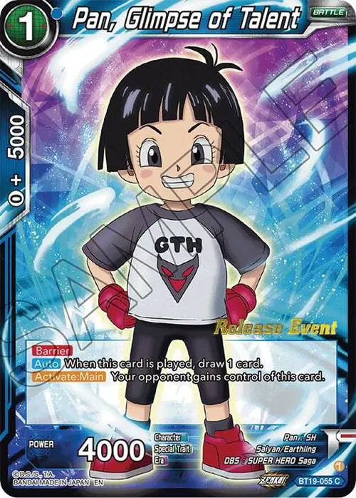 Pan, Glimpse of Talent (Fighter's Ambition Holiday Pack) card art