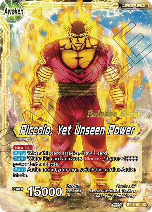 Piccolo // Piccolo, Yet Unseen Power (Fighter's Ambition Holiday Pack) card art