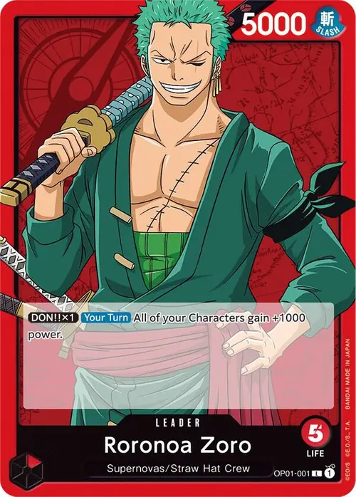 Roronoa Zoro (001) card art