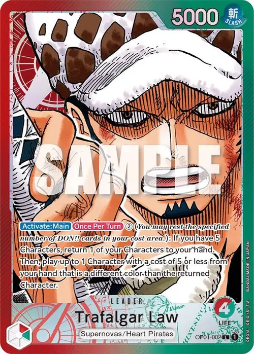 Trafalgar Law (002) (Parallel) card art