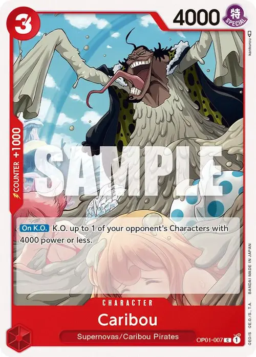 Caribou card art