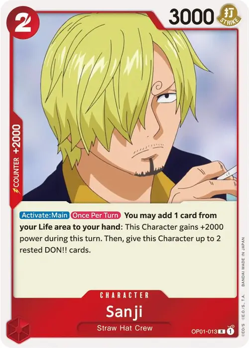 Sanji card art