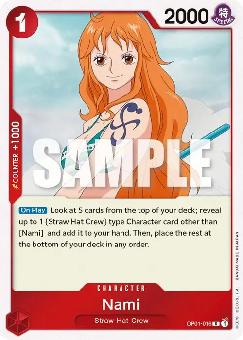 Nami card art