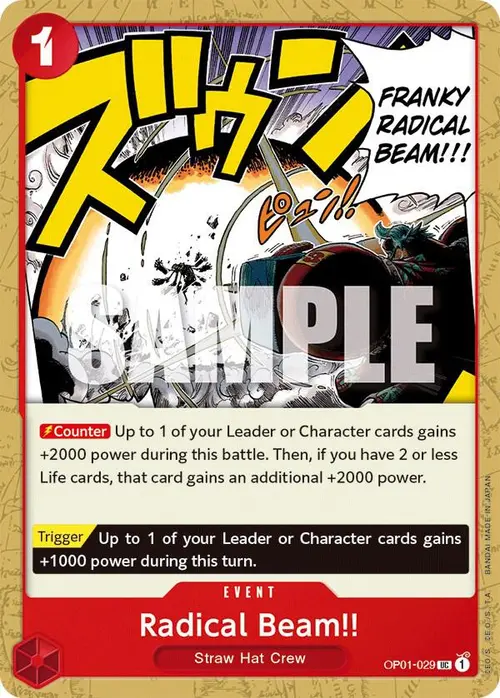 Radical Beam!! card art
