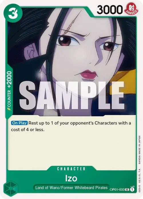 Izo card art