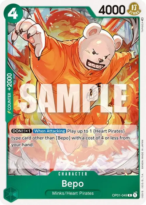 Bepo card art