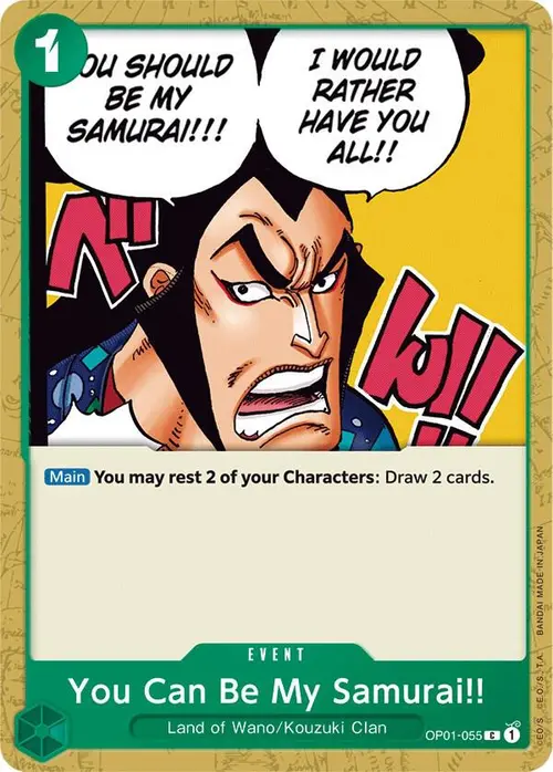 You Can Be My Samurai!! card art