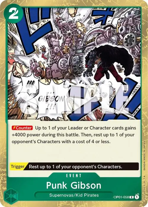 Punk Gibson card art