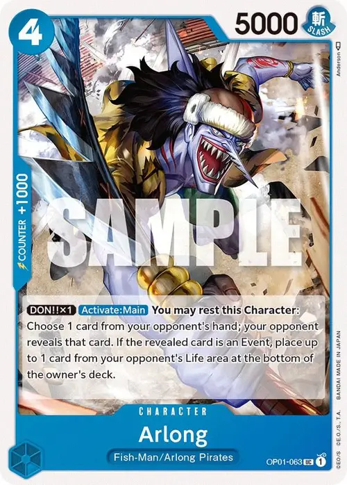 Arlong card art
