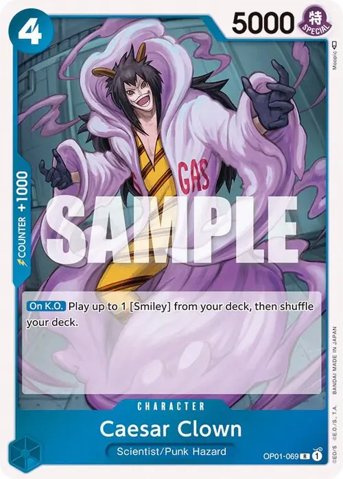 Caesar Clown card art
