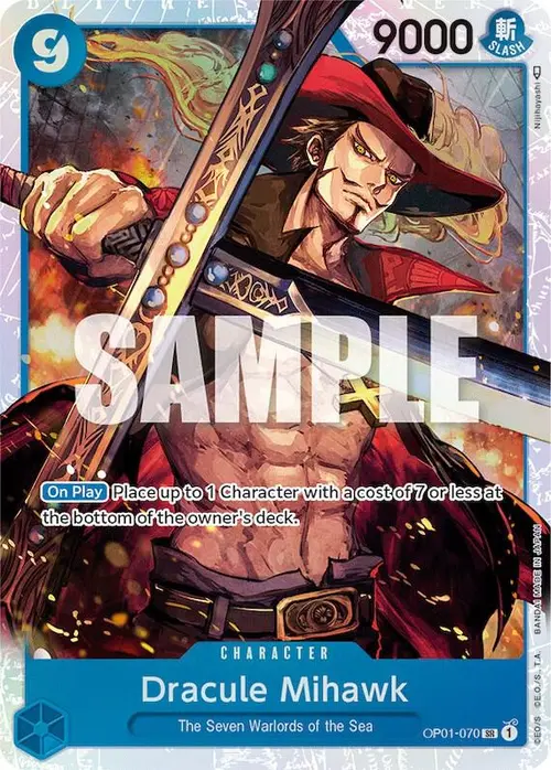 Dracule Mihawk card art