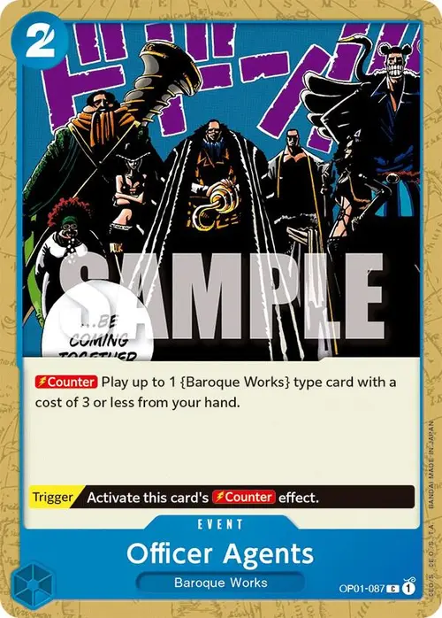 Officer Agents card art