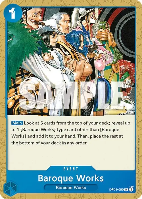 Baroque Works card art