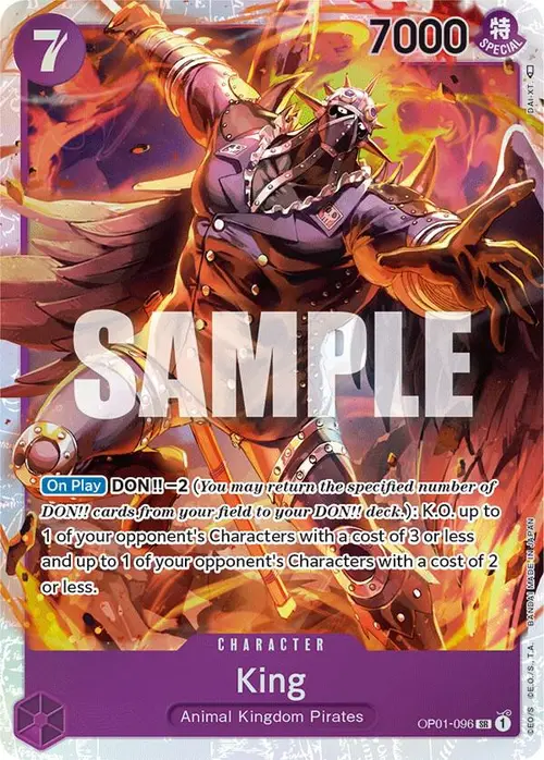 King (096) card art