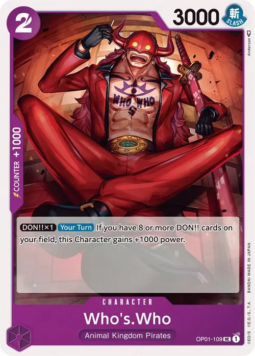 Who's.Who card art