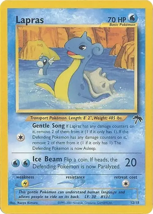 Lapras card art