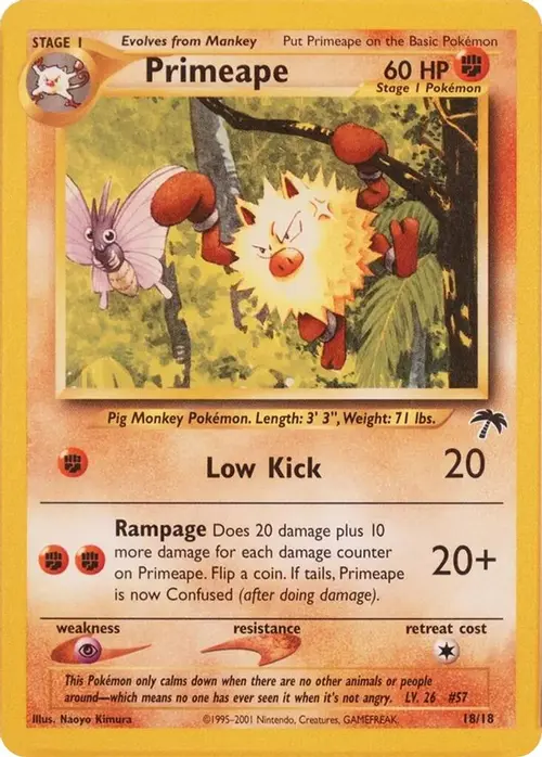 Primeape card art