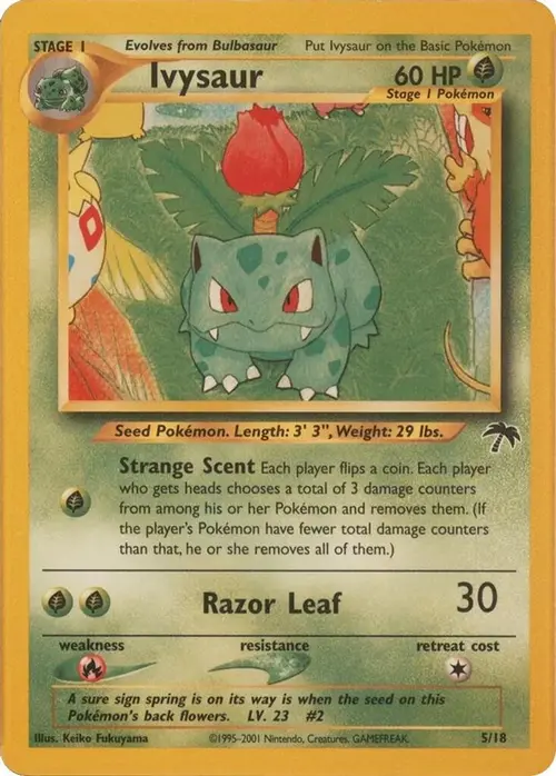 Ivysaur card art