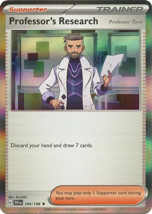 Professor's Research [Professor Turo] - 190/198 card art