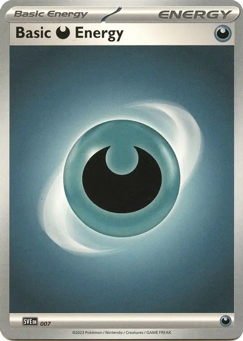 Basic Darkness Energy - 007 card art