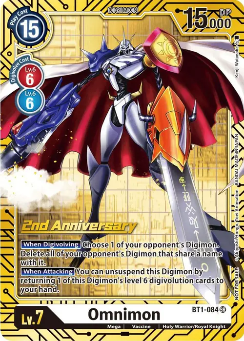 Omnimon (2nd Anniversary Card Set) card art
