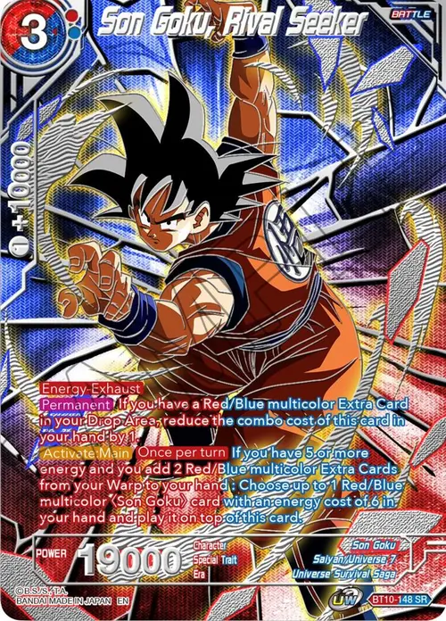 Son Goku, Rival Seeker card art