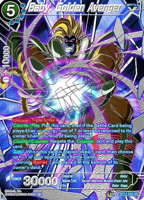 Baby, Golden Avenger card art