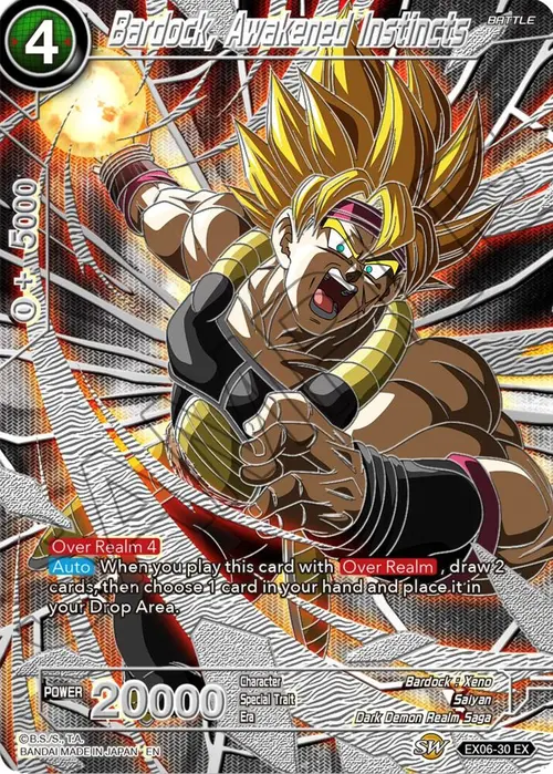 Bardock, Awakened Instincts card art