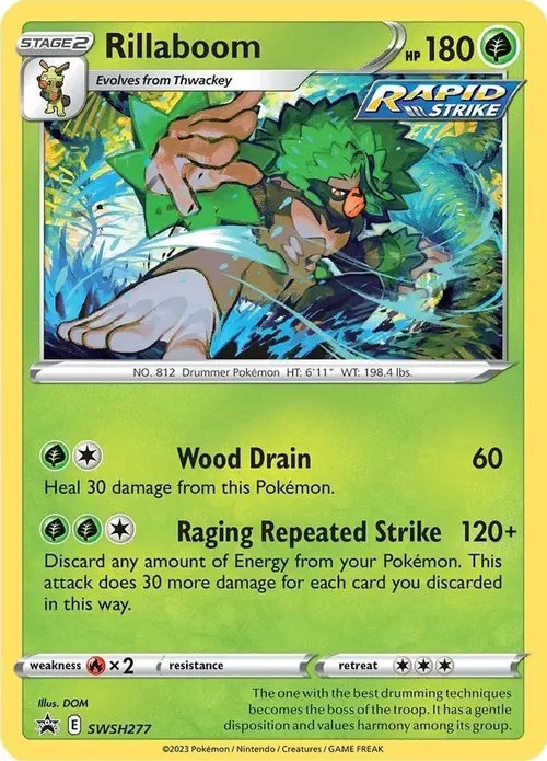 Rillaboom - SWSH277 card art