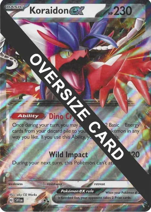 Koraidon ex card art
