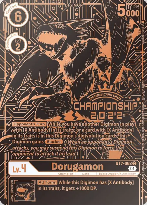 Dorugamon (2022 Championship Finals 3rd Place) card art