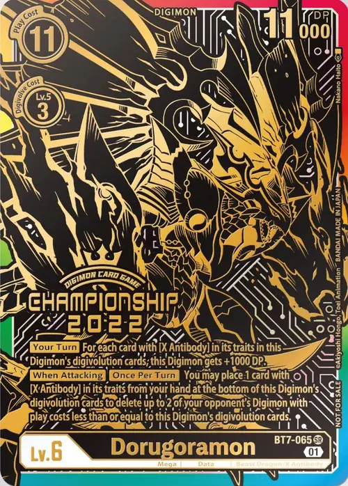 Dorugoramon (2022 Championship Finals 1st Place) card art