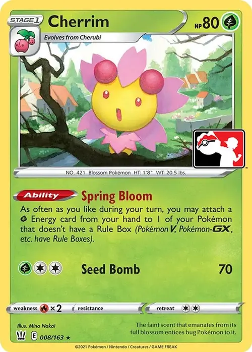 Cherrim - 008/163 card art