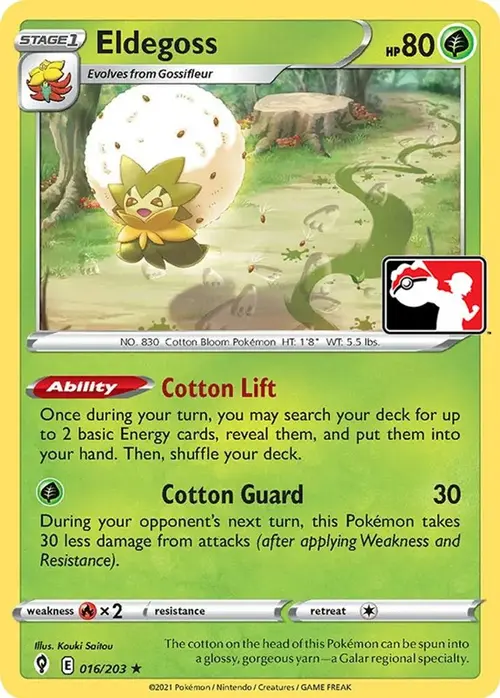 Eldegoss - 016/203 card art