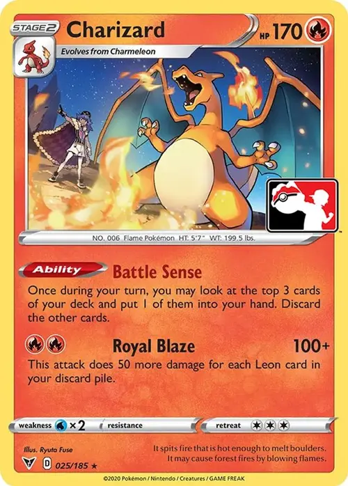 Charizard - 025/185 card art