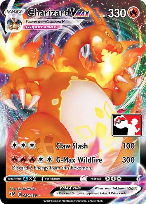 Charizard VMAX - 020/189 card art
