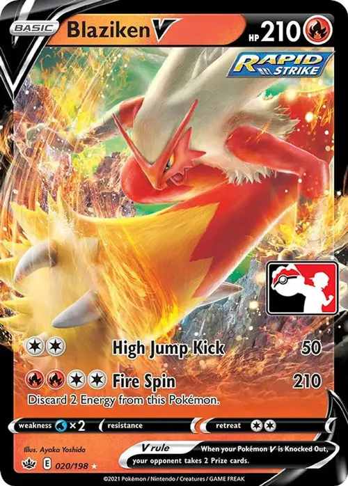 Blaziken V - 020/198 card art
