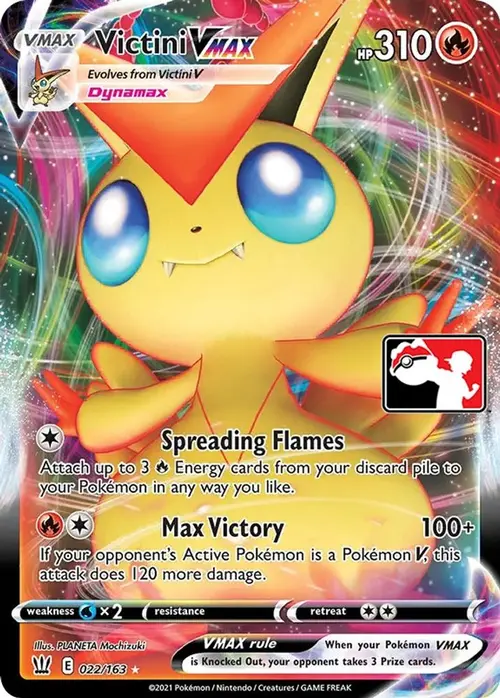 Victini VMAX - 022/163 card art