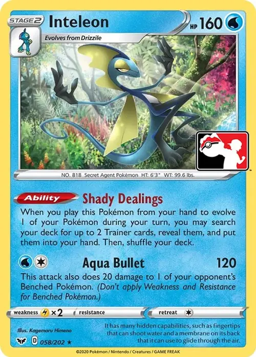 Inteleon - 058/202 card art