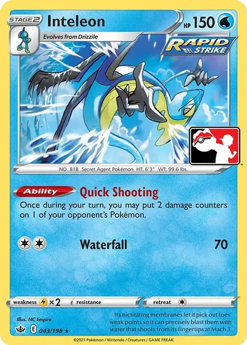 Inteleon - 043/198 card art
