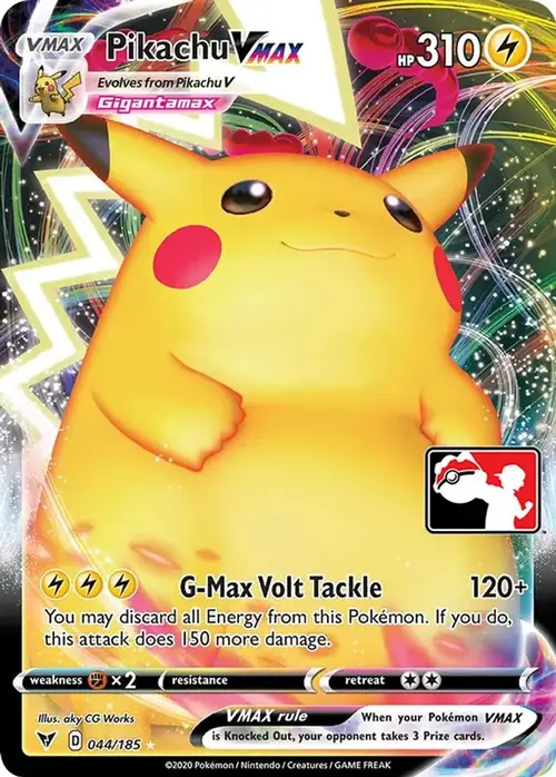 Pikachu VMAX - 044/185 card art
