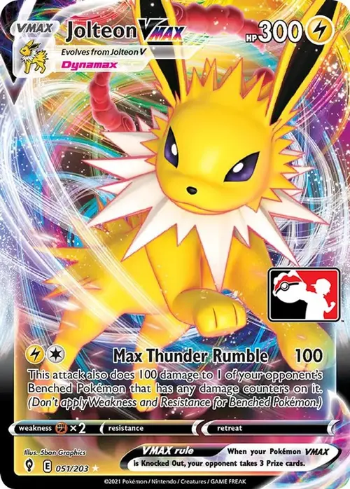 Jolteon VMAX - 051/203 card art