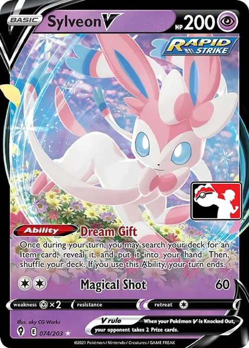 Sylveon V - 074/203 card art