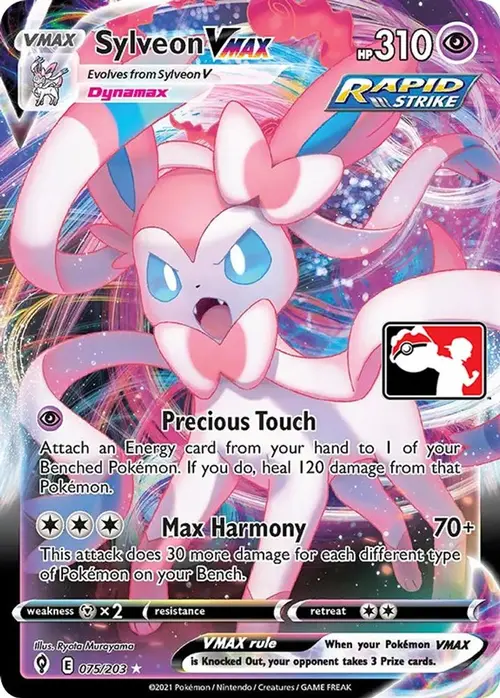 Sylveon VMAX - 075/203 card art